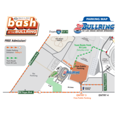 Bash at The Bullring — Parking Map